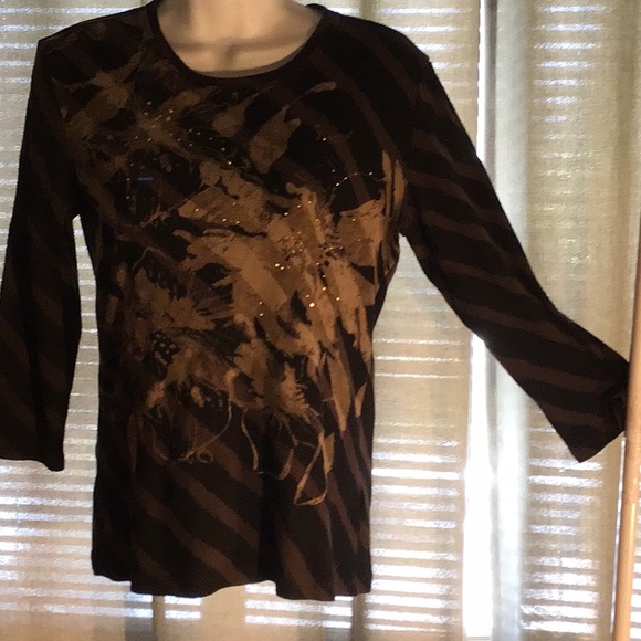 Women’s NICOLE MILLER casual top NWOT - Picture 4 of 6